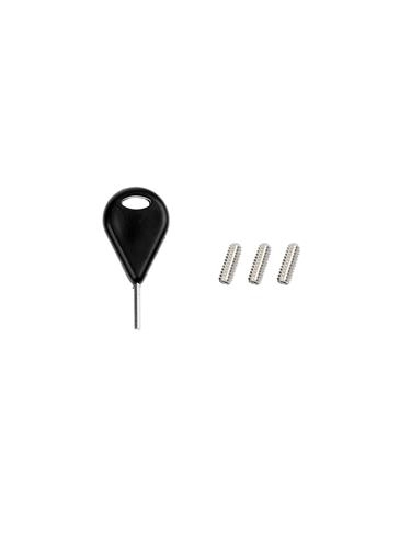[DEV718] Devoted Single Tab Compatible 3x Fin screws + key 